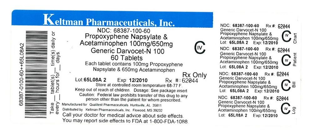Propoxyphene and Acetaminophen